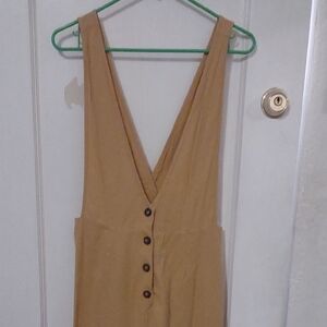 Sienna Sky | Tan Jumpsuit